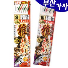 부산가자낚시-사사메 M-109 볼락카드채비-열기카드채비