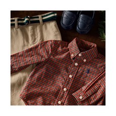 [폴로키즈]우주복/유아동복Ralph Lauren Baby Boys Shirt Belt & Chino Pant Set