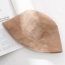 스웨이드 퍼 여성 가을 얼굴이 작아 보인다 색깔 버킷햇 트렌드 인싸템 모자
