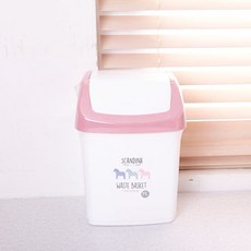 가정집 원룸 소형 디자인 인테리어 쓰레기통 휴지통(자취 필수품 친구 집들이 선물 다이소)