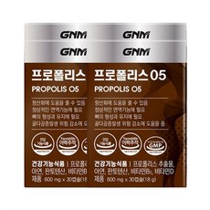 GNM자연의품격 프로폴리스05 30캡슐 4박스