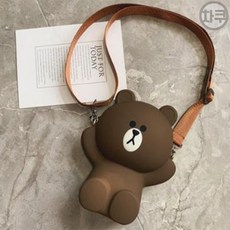 곰돌이보석브로치