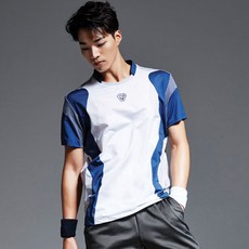 업튼 UPTON 이월상품 RCT-16520 남성용 반팔티 배드민턴의류