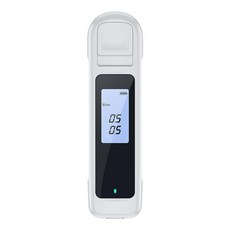음주측정기 흰색 음주 측정기 알코올 테스터 호흡 분석기 감지기 USB 충전식 운전 측정 자동차 액세서리, [01] White, 1개