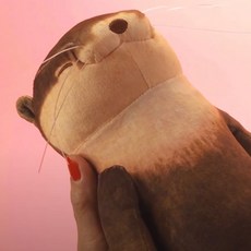 이너백 파우치 수달 백인백 캐릭터 필통 코스매틱