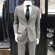 레노마 옴므 레노마 남성 20'S/S 베이지 글랜체크 정장세트 RMIPSJ33A