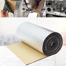 자동차 방음 데드닝 매트 열 코튼 후드 문짝 데드너 폼 200x50cm 10mm, 1개