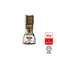 AJI SHIO 흑후추 AJI SHIO Black Pepper Bottle 80g x 3개(1세트), 1세트 - shio