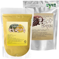단호박가루 300g + 카카오가루 300g 세트, 1개
