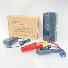 점프 스타터 휴대용 자동차 비상 시작 전원 공급 장치 12V 부스터 보조베터리 USB QC3.0 빠른 충전, [02] Standard Edition, 1개