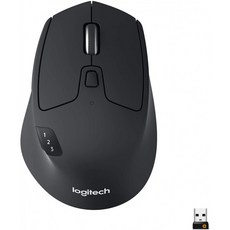 Logitech M720 Wireless 3종 경기 마우스(초고속 스크롤 및 컴퓨터와 노트북용 USB 통합 수신기 포함) -