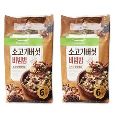 코스트코 풀무원 소고기버섯 비빔밥 1572g, 2개, 262g