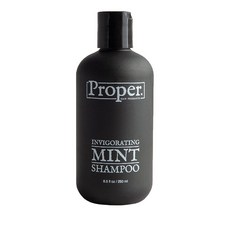 Proper Hair 프로퍼 남성용 티트리 오일 페퍼민트 민트 비듬 방지 지루성 두피 탈모 샴푸 250ml, 1개, 82g