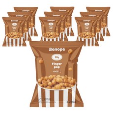 베노프 핑거팝 고단백스낵 바베큐 10개묶음, 60개, 48g