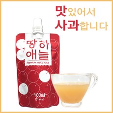 딥푸드 명품 안동 사과즙 생생 건강한 착즙 아기 추천, 1박스, 100ml