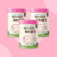 파스퇴르 위드맘 제왕 3단계 3캔, 750g, 3개