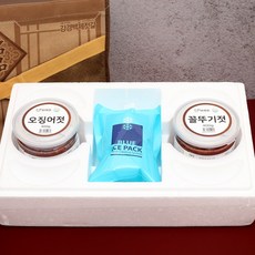 젓갈 2종세트(오징어젓400g+꼴뚜기젓400g), 1개