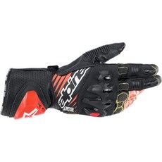 방한 오토바이 장갑 글러브 라이딩 Alpinestars GP Tech V2 남성용 스트리트 모터사이클 블랙 화이트 레드 플루오 X 라지 1667041, 1개