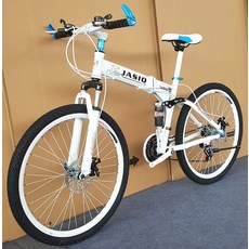 람보르기니 자전거 MTB 쓰리포크 바이크 접이식 산악용 풀샥 자전거, 21속cm, 이중 충격방지군 녹색강선 + 26인치