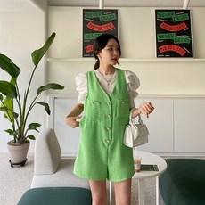 마쥬트위드점프수트