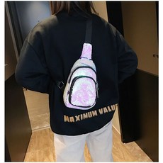 스팽글슬링백
