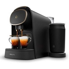 필립스 매장 방문 LOR Barista LM8018 90 우유 거품기가있는 커피 캡슐 머신-프리미엄, 상세 설명 참조0, 프리미엄 우유 거품기 누아 매트