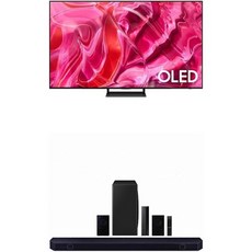 삼성 83인치급 OLED 4K S90C 시리즈 퀀텀 HDR 돌비 애트모스 QN83S90C 2023년형 HWS801B 사운드바/무선 DTS:X 2022