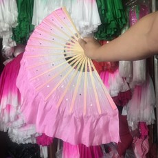 무용춤 부채 88 인치 실크 앙가선 9835망 해양모가 둥베이 꽃 드럼 등, 8인치 핑크 오른손 한 개