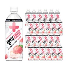 링티제로 복숭아맛, 500ml, 24개