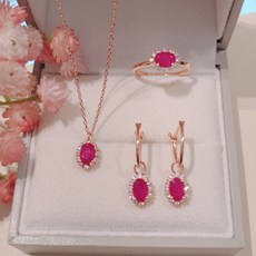 로제도르루비귀걸이