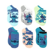 디즈니 LILO & Stitch 여성복 6팩 불쇼 양말 LO002JNS