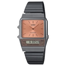 카시오 빈티지 시리즈 그레이 오렌지 레트로 스타일 디지털 클래식 시계 AQ-800ECGG-4A Casio Vintage Series 292635