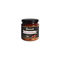 Bottcell 올리브 브루 쉐타. 이탈리안 스타일 전채. 녹색 검은 올리브 토마토 케이 퍼 올리브 오일 혼합. 이탈리아에서 수입 (10.2oz 290g), 상세설명참조