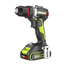 웍스 경량형 충전드릴 세트 WU173 20V 무선 충전드라이버 2.0배터리 2개 충전기 세트, 1개