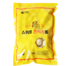 떡안애 스위트 콘치즈볼 1kg, 2개