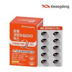광동 코엔자임Q10 맥스 2개월분 코큐텐, 1박스, 60정