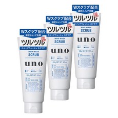 우노 UNO 휩 워시 스크럽 세안료 130g X 3개