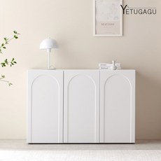 아델 아치형 1200 수납장 거실 주방 베란다 다용도 높은 수납장, 딥그린