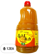 이엔푸드 유자 소스 드레싱, 12개, 1.8L