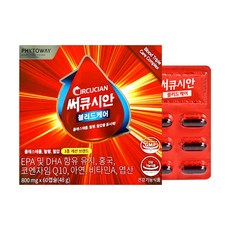 파이토웨이 써큐시안 블러드케어 혈액 순환 제 혈압 3중케어 코스트코 도매, 1개, 60개