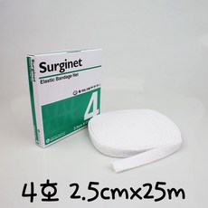 써지네트 망붕대 (Surginet) 4호 2.5cmx25m 탄력붕대, 1개, 본상품선택, 1개입 - 써지넷4호