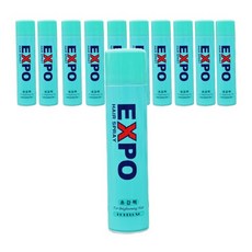 업소용 헤어스프레이 10개 300ml 엑스포스프레이 초강력 EXPO