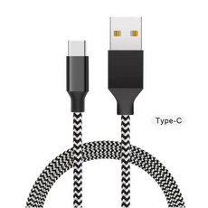 20 고속 데이터 동기화 코드 마이크로 USB 케이블 PS4 및 Xbox One 컨트롤러 충전기 C타입 휴대폰 충전기용 충전 케이블 3m, 7) TYPEC white, 1개