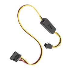 메인 보드 CPU 4 핀에서 하드 드라이브 케이블에서 4PIN에서 SATA HDD 전원 공급 장치 코드 12V-5V, 하나의 드래그 하나, 1개