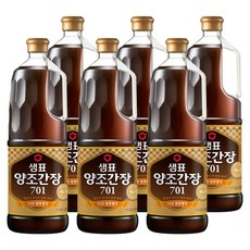샘표 양조간장 701 1.7L, 6개