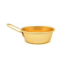 셰프링 양은 막걸리잔 편수 소 x 50개 / 업소용 술잔 동동주 손잡이 전통주 노란 사발 양은막걸리잔 그릇