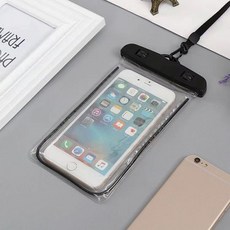 스마트폰 방수팩 휴대폰 방수파우치, 화이트, 화이트, 1개