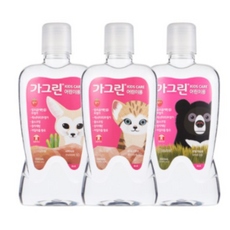 가그린 어린이용 구강청결제 딸기향, 8개, 550ml
