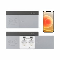  아일랜드 식탁 콘센트 매립형 빌트인 싱크대 주방 USB 충전 제일전기공업, 1개 
