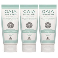가이아 Gaia Natural Baby 유아 수딩 크림 100Ml 3개